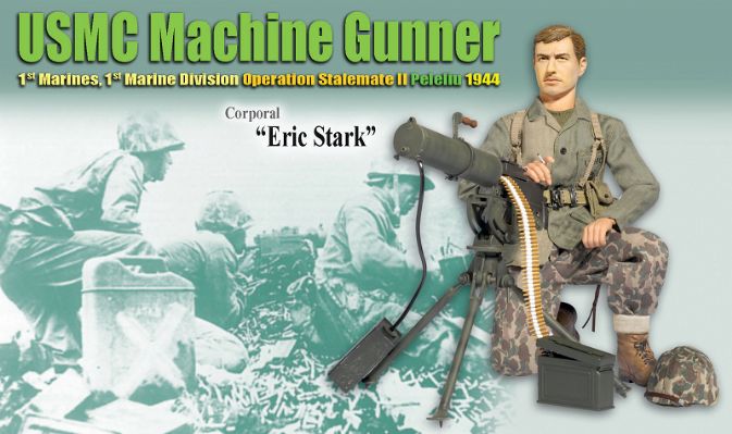 "Eric Stark", USMC Machine Gunner, 1st Marines, 1st Marine Division, Peleliu 1944 (Corporal)