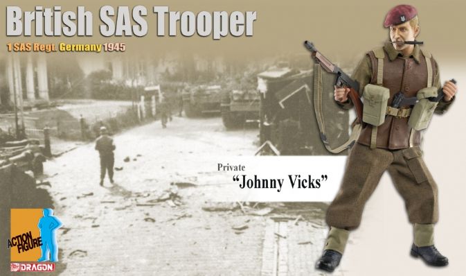 Private "Johnny Vicks", British SAS Trooper, 1 SAS Regt., Germany 1945