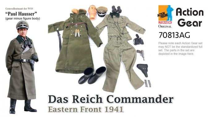 1/6 Dragon Original Action Gear for "Paul Hausser", Generalleutnant der WSS, Das Reich Commander, Eastern Front 1941 [70813AG]