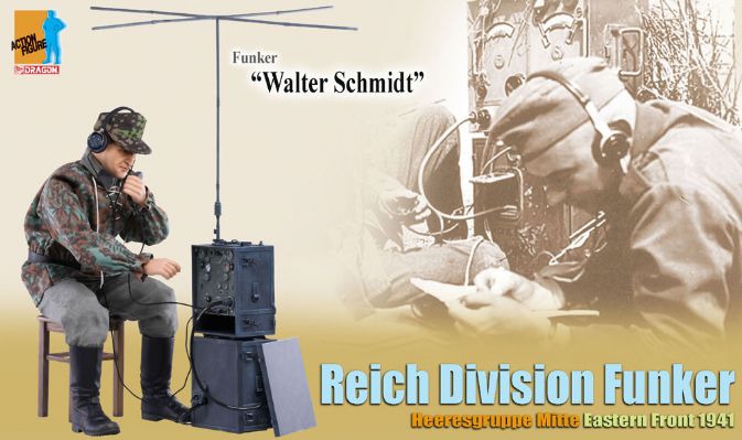 Funker "Walter Schmidt", Reich Division Funker, Heeresgruppe Mitte, Eastern Front 1941