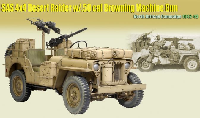 SAS 4x4 Desert Raider w/.50cal Browning Machine Gun, North African Campaign 1942/43