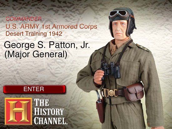 "George S. Patton, Jr." U.S. Army 1st Armored Corps Commander, Desert Training, 1942