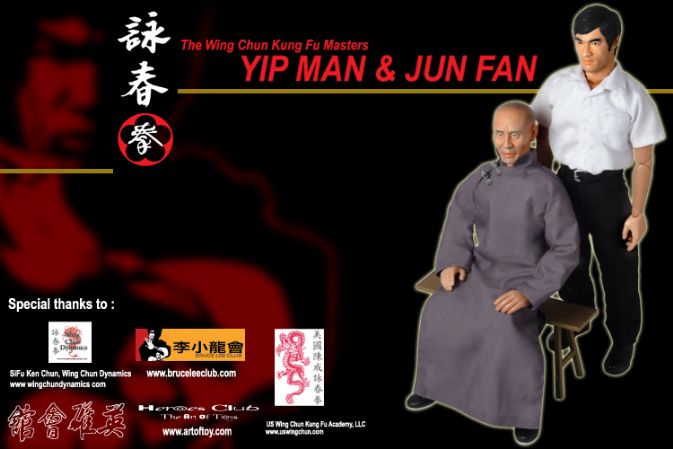 Bruce Lee & Master, The Wing Chun Kung Fu Master - "Yip Man & Jun Fan 葉問與李小龍"
