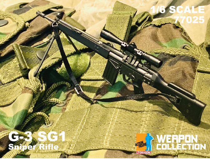 1/6 Weapon Collection : G-3 SG1 Sniper Rifle