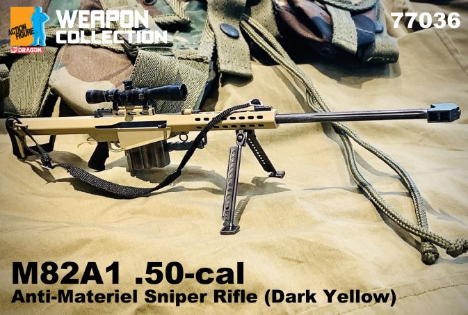 1/6 M82A1 .50-cal Anti-Materiel Sniper Rifle (Dark Yellow)