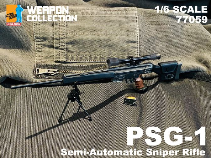 1/6 Weapon Collection - PSG-1 Semi-Automatic Sniper