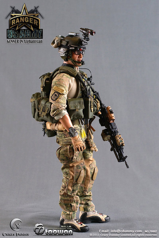 Ranger US Army Gunner in Afghanistan
