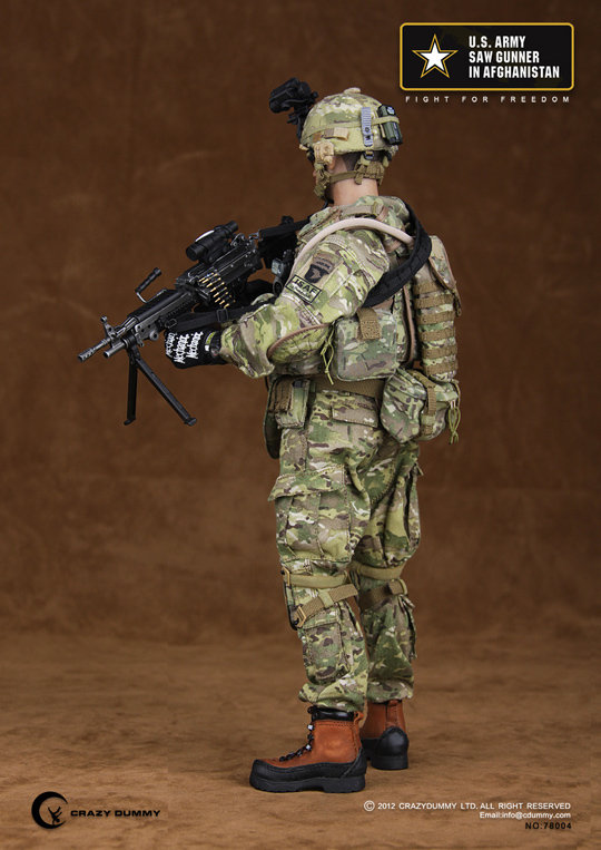 US ARMY Saw gunner in Afghanistan