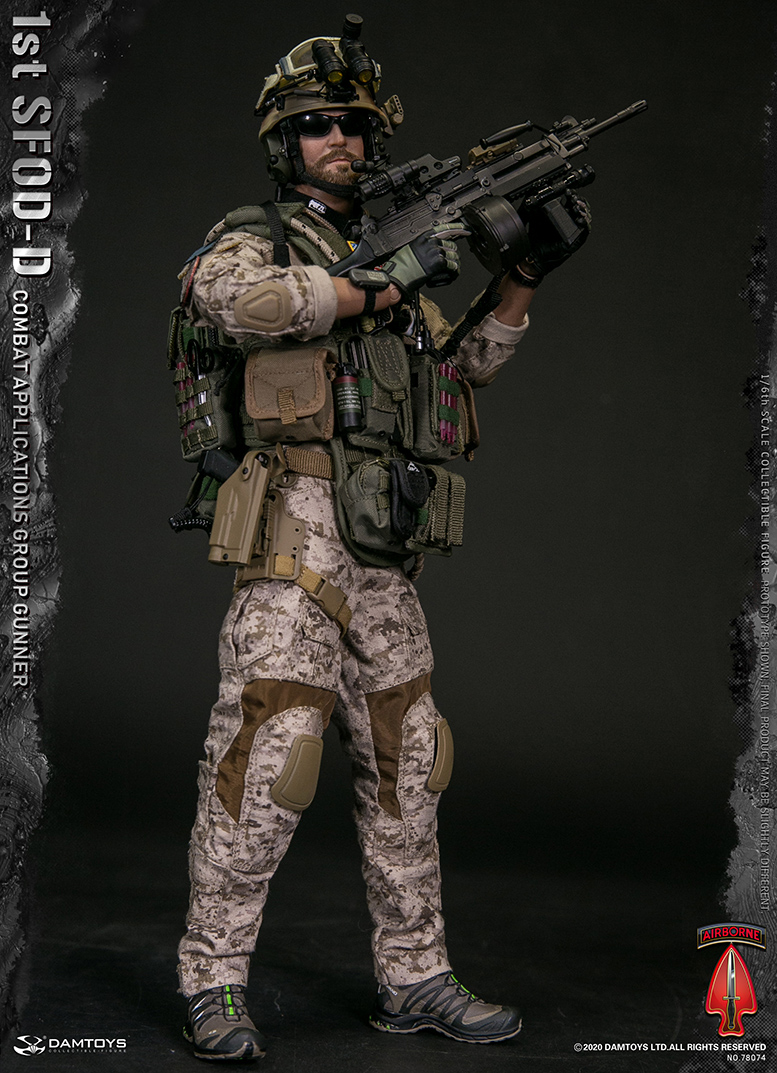 Delta Force machine gunner