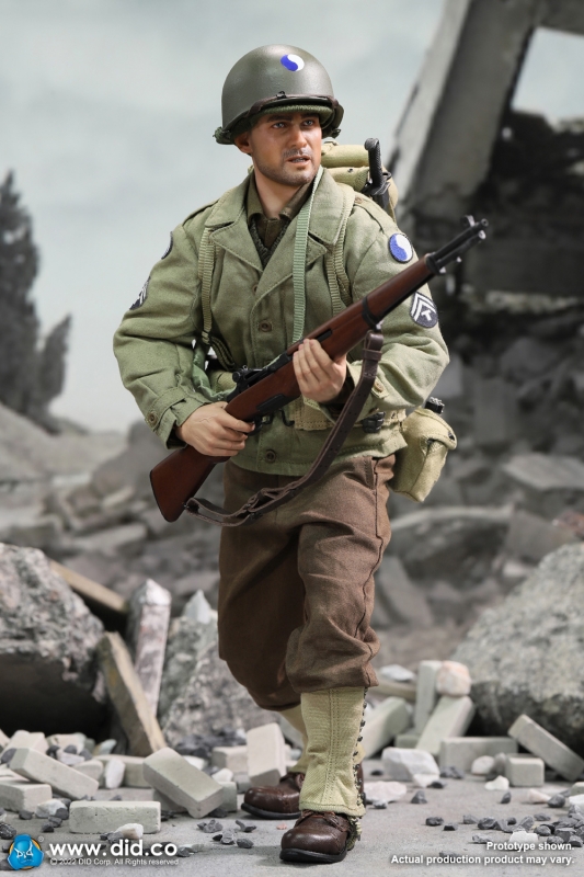 WWII US 29th Infantry Technician - Corporal Upham