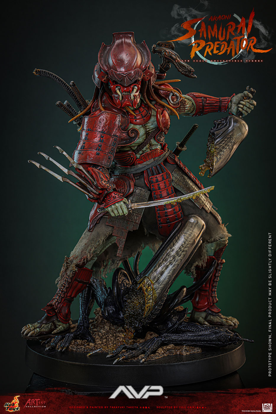 Alien vs. Predator - Akaoni Samurai Predator (By Takeya x Oniki)