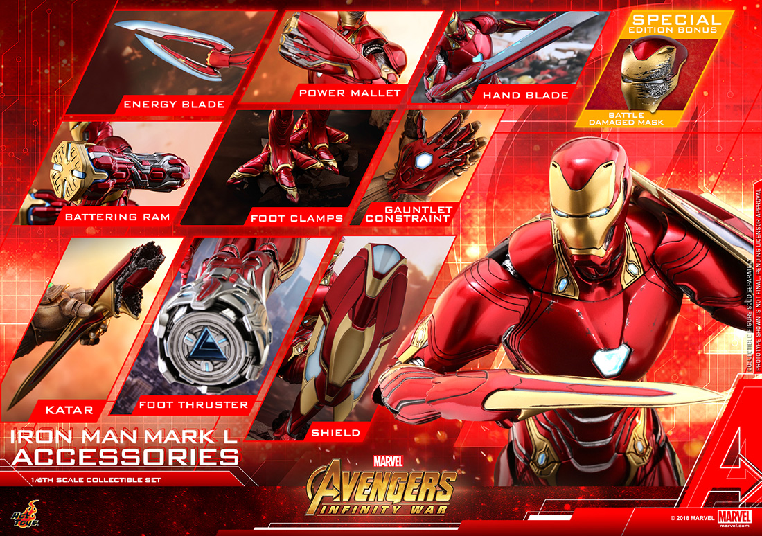 Avengers: Infinity War - Iron Man Mark 50 Expansion Parts Set [With Bonus Accessory]