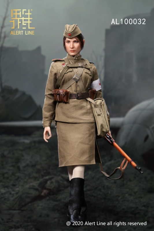 WWII Female Medical Soldier