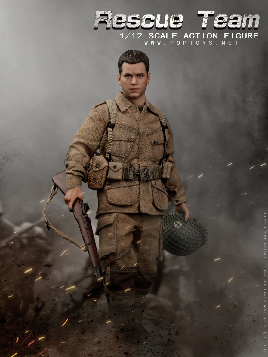 World War II US Rescue Team Captain / Sniper / Soldier