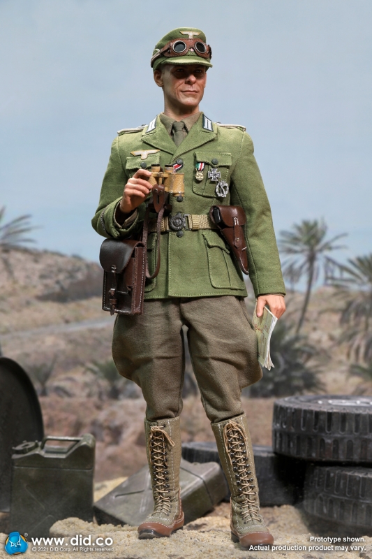 WWII German Afrika Korps Infantry Captain - Wilhelm