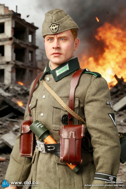 WWII German SS Polizei-Division ZB30 Gunner - Friedrich