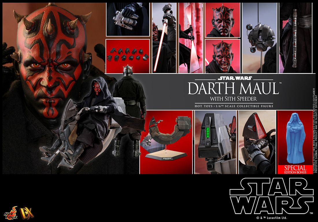 Star Wars / Episode I The Phantom Menace - Darth Maul & Sith Speeder [With Bonus Accessory]