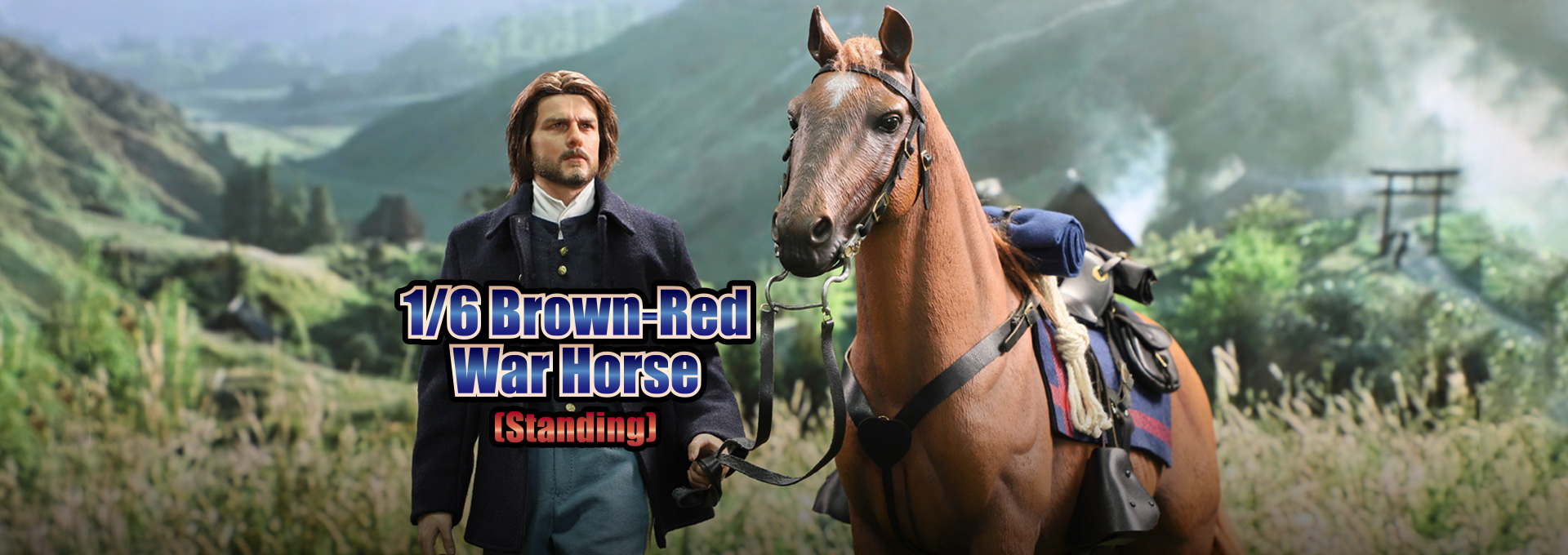 Brown-Red War Horse (Standing)