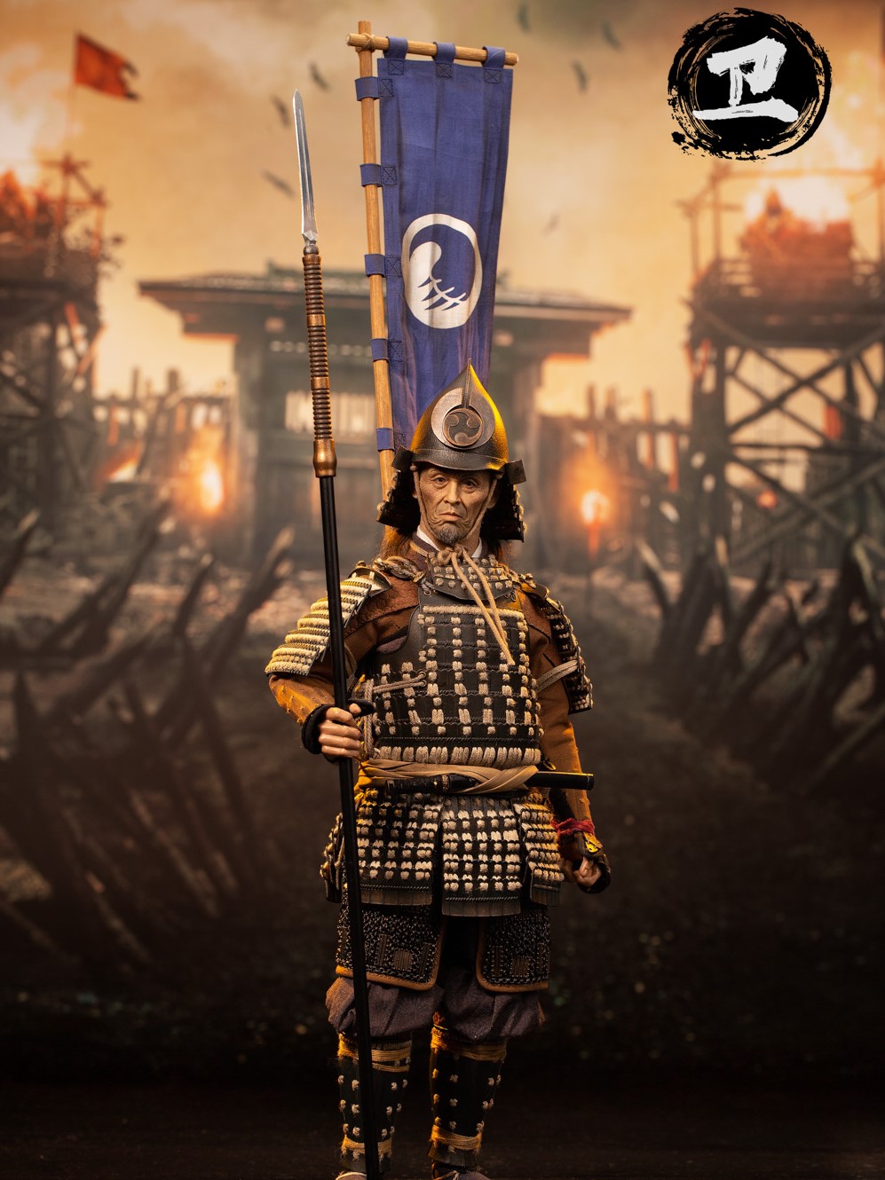 Ashigaru Trio Second Bomb Wei Ashigaru 100% Alloy Handmade Armor