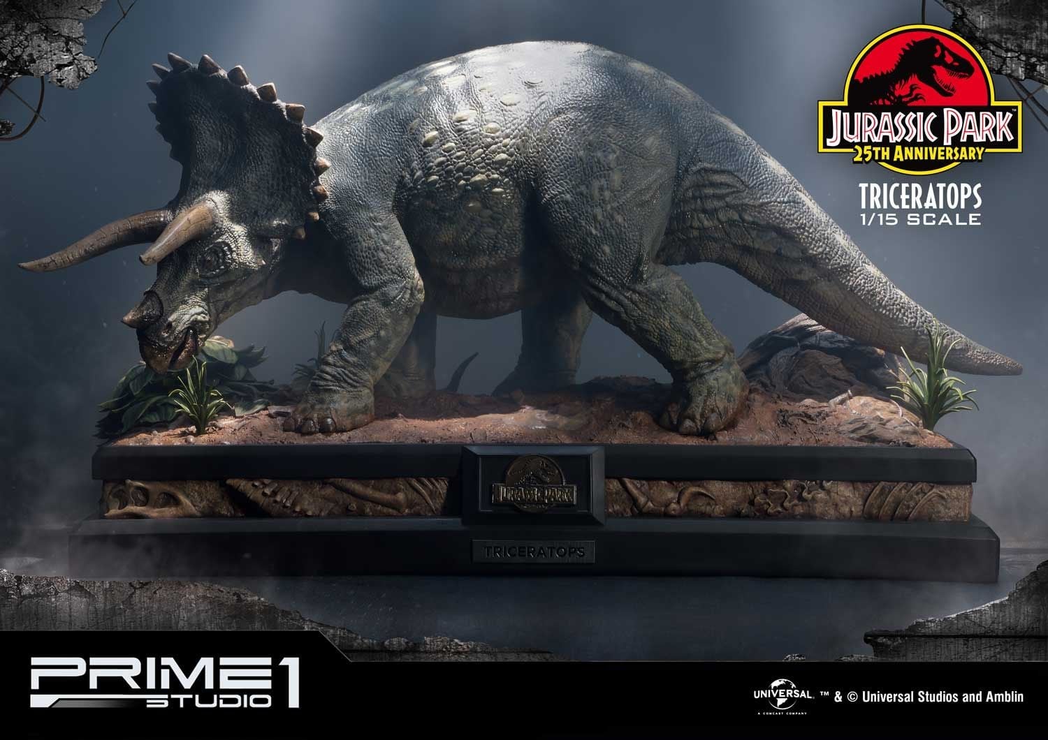 Jurassic Park (Film) Triceratops 1/15 scale EX Version
