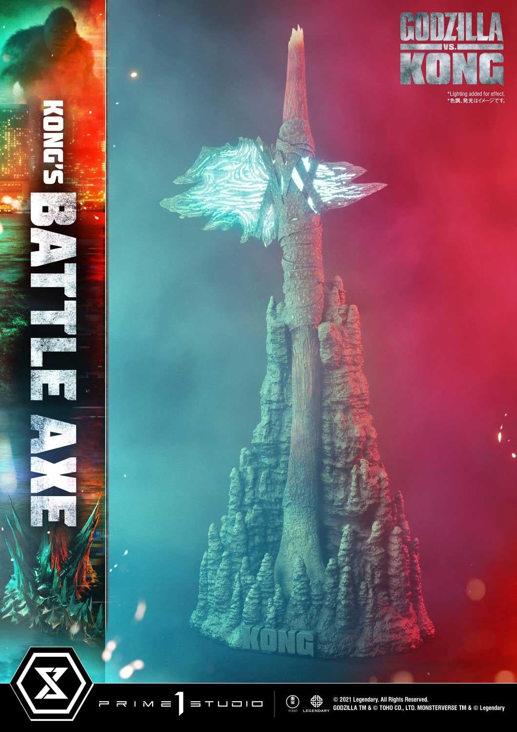 Life Size Godzilla vs Kong Kong's Battle Axe