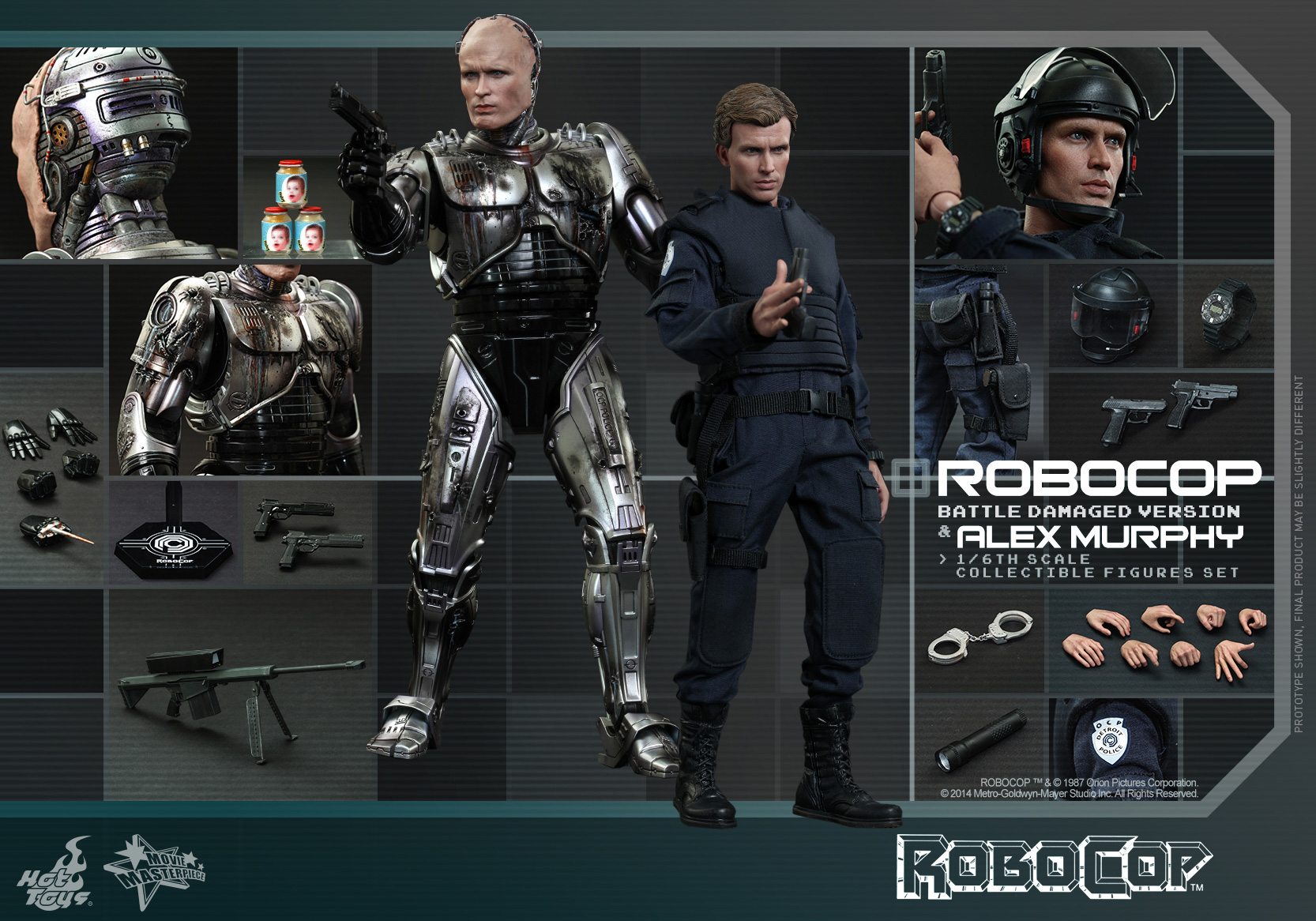 Robocop - Robocop (Battle Damaged Version) & Alex Murphy Set