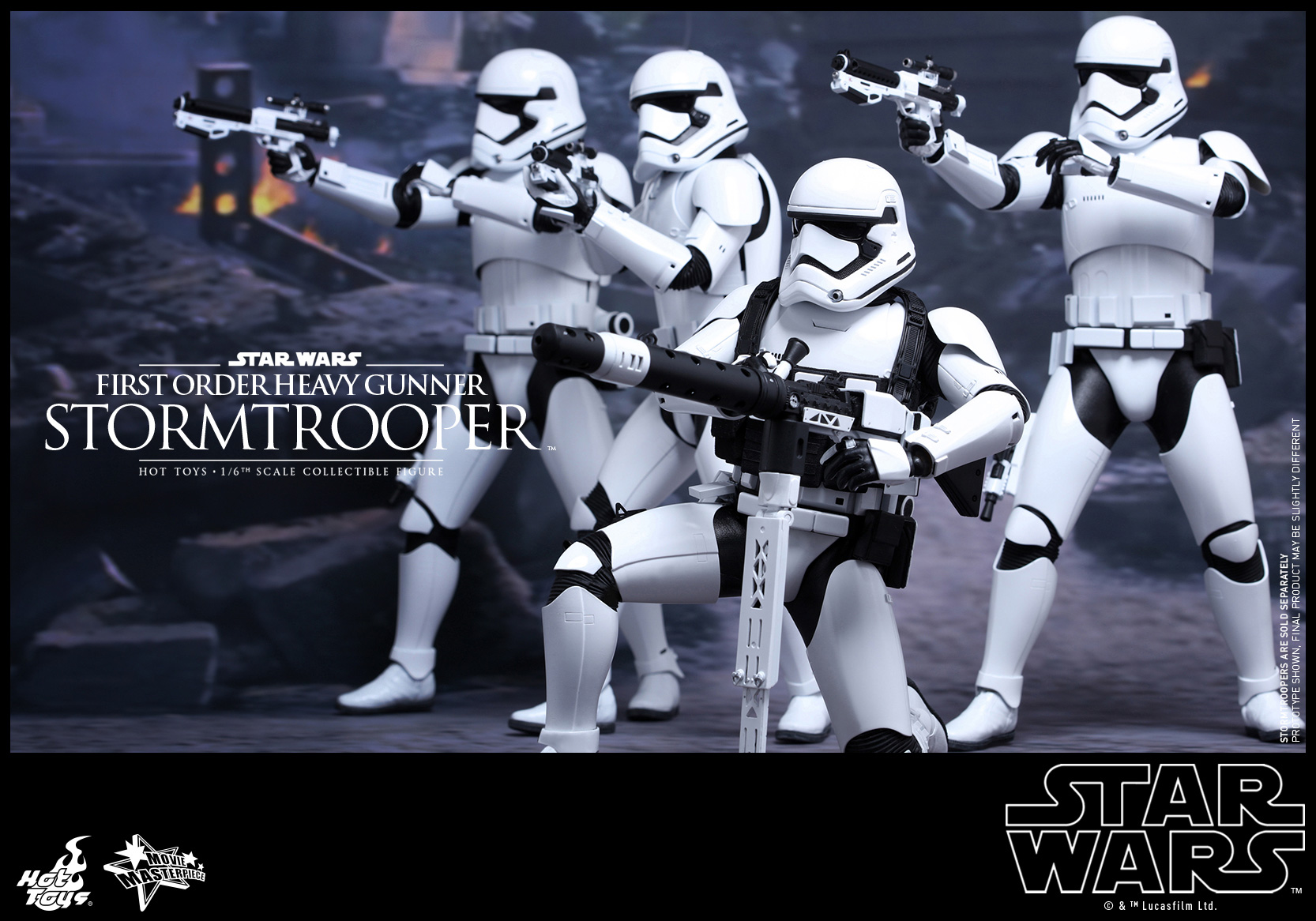 Star Wars The Force Awakens - First Order Stormtrooper (Heavy Gunner Version)