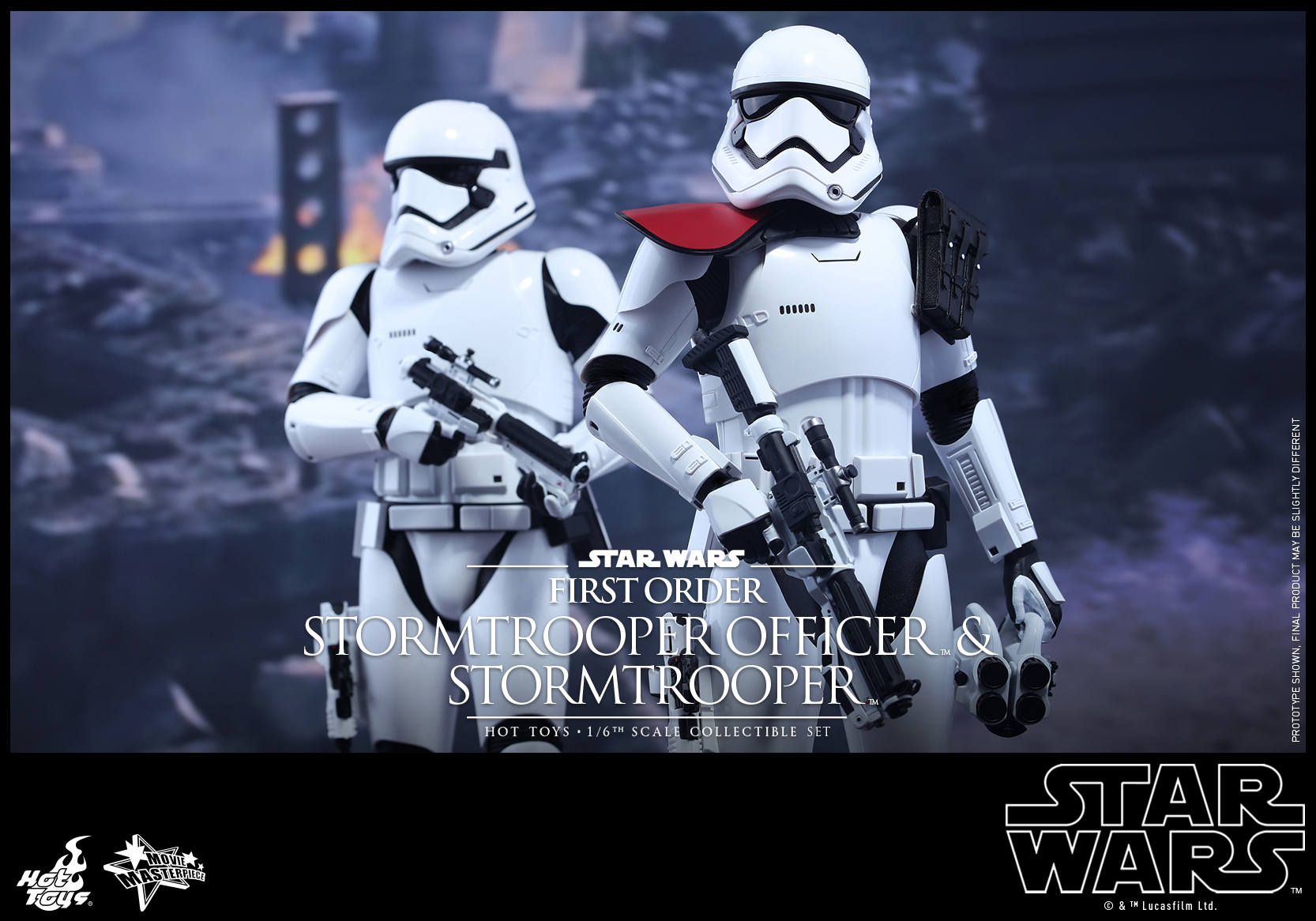 Star Wars The Force Awakens - First Order Stormtroopers Set (Regular & Officer Versions) [With Bonus Accessory]