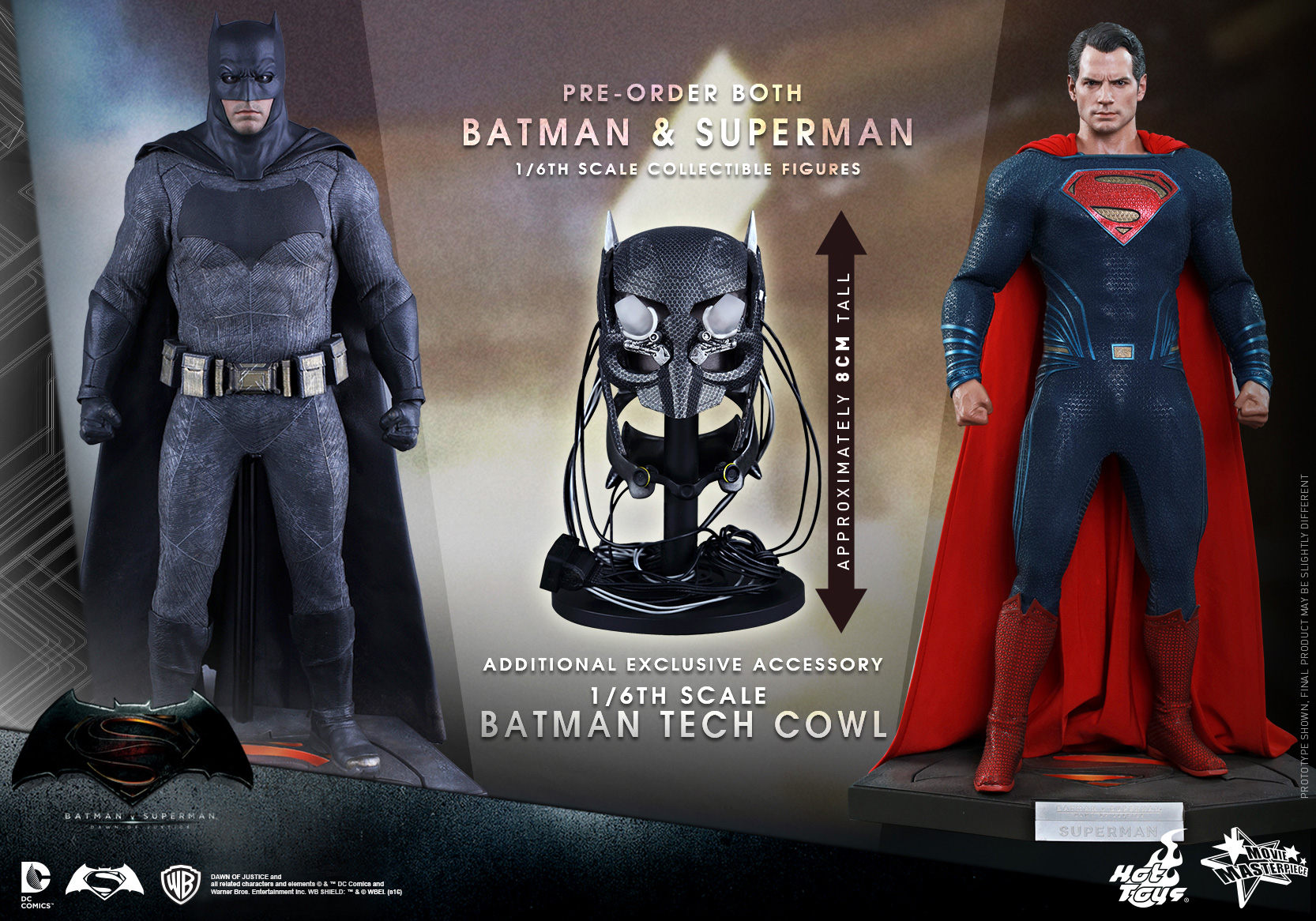 Batman v Superman Dawn of Justice - Batman & Superman Set [With Bonus Accessories]