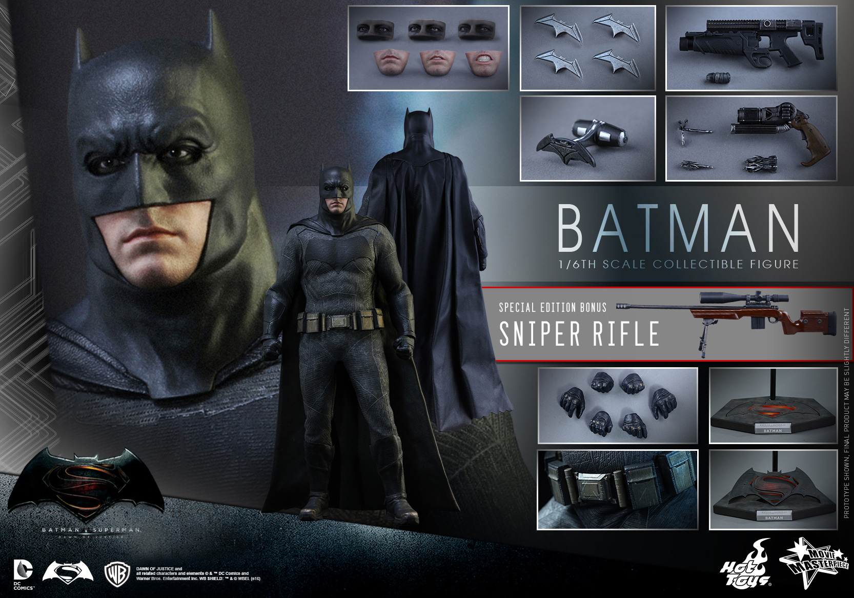Batman v Superman Dawn of Justice - Batman [With Bonus Accessory]