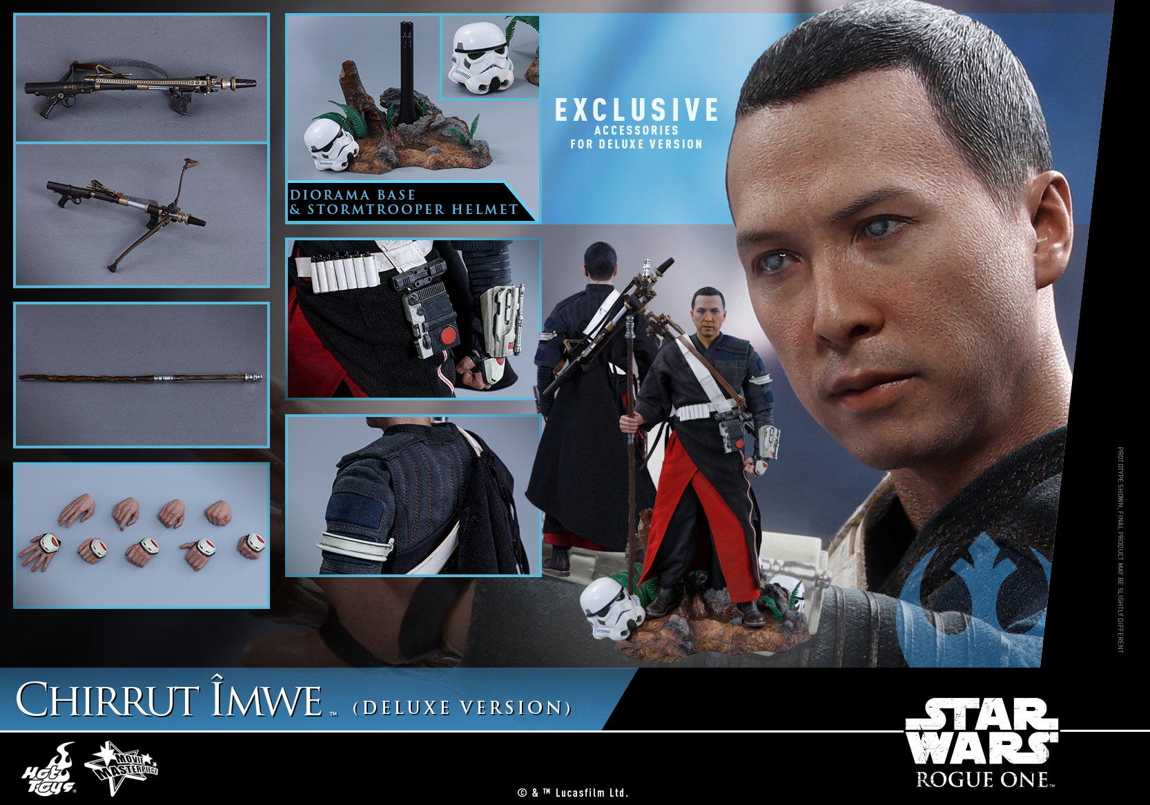 Rogue One: A Star Wars Story - Chirrut Imwe [With Bonus Accessory]