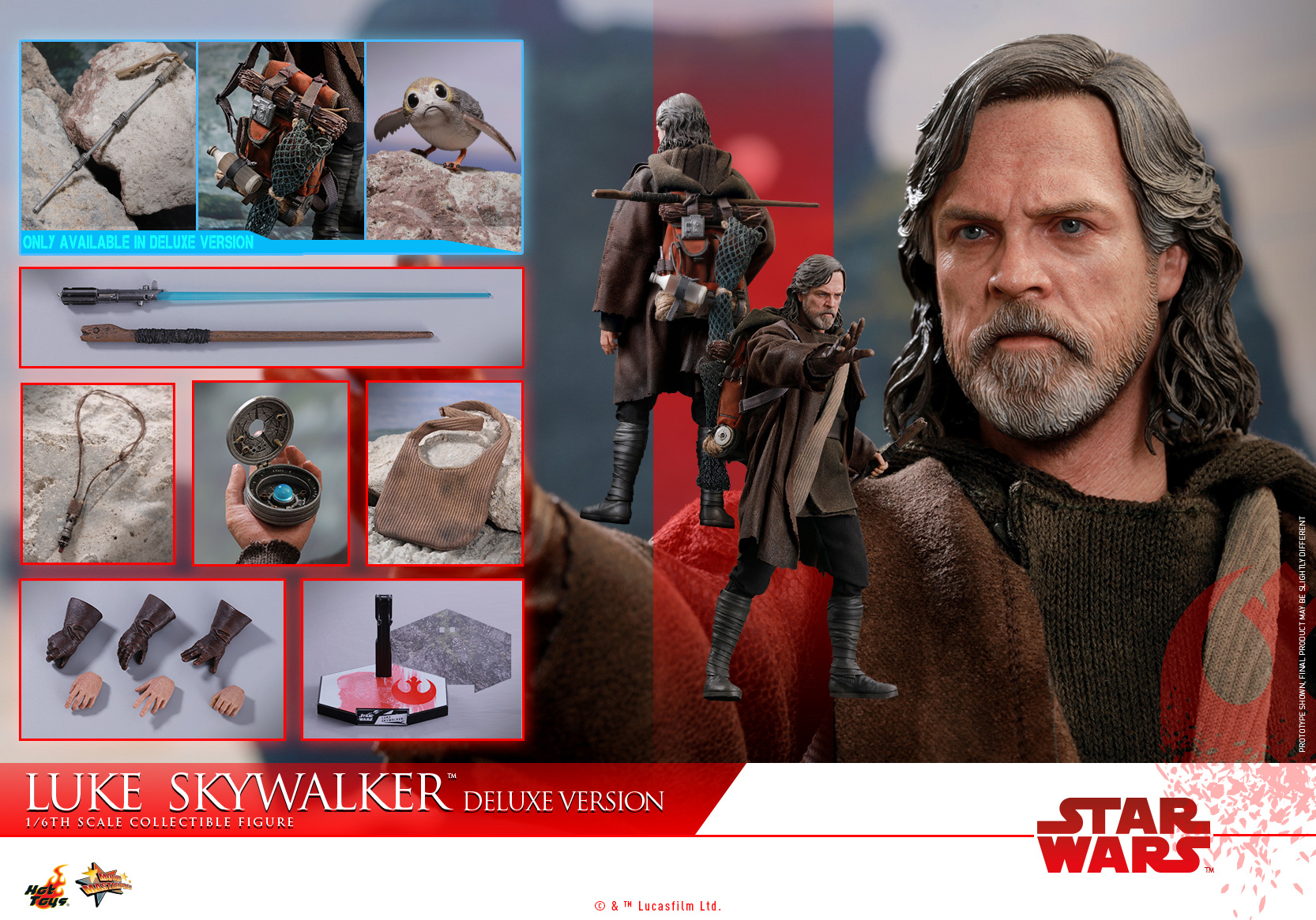 Star Wars The Last Jedi - Luke Skywalker [With Bonus Accessories]