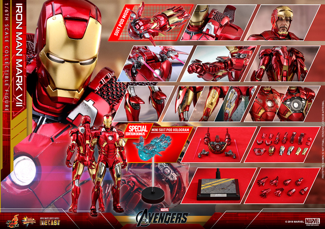 The Avengers - Mark 7 [With Bonus Accessory]