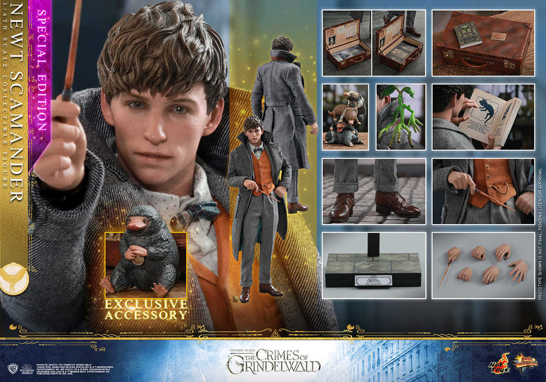 Fantastic Beasts: The Crimes of Grindelwald - Newt Scamander [with Bonus Accessory]