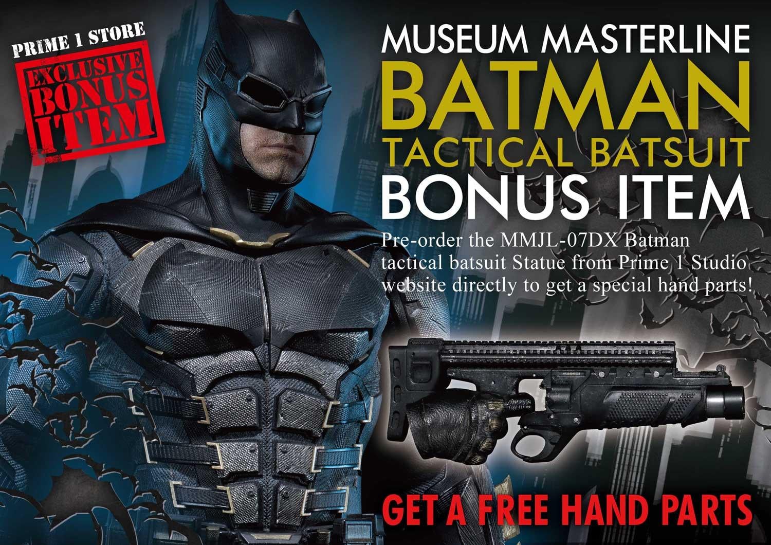 Justice League (Film) Batman Tactical Batsuit DX