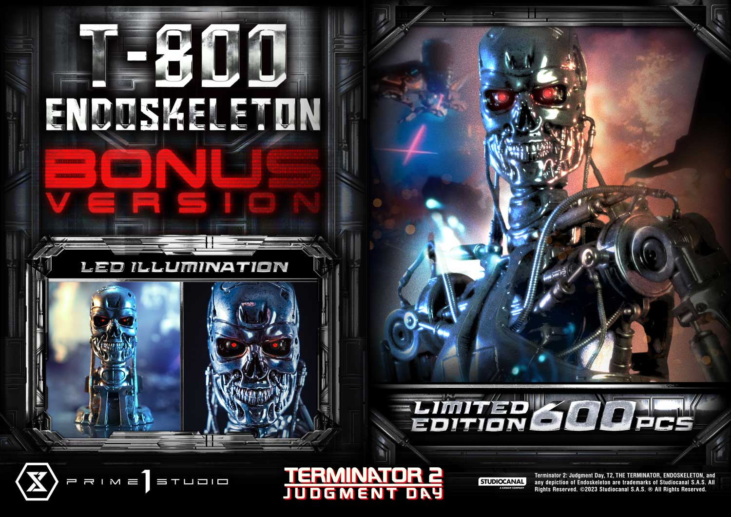 Terminator 2: Judgment Day T-800 Endoskeleton DX
