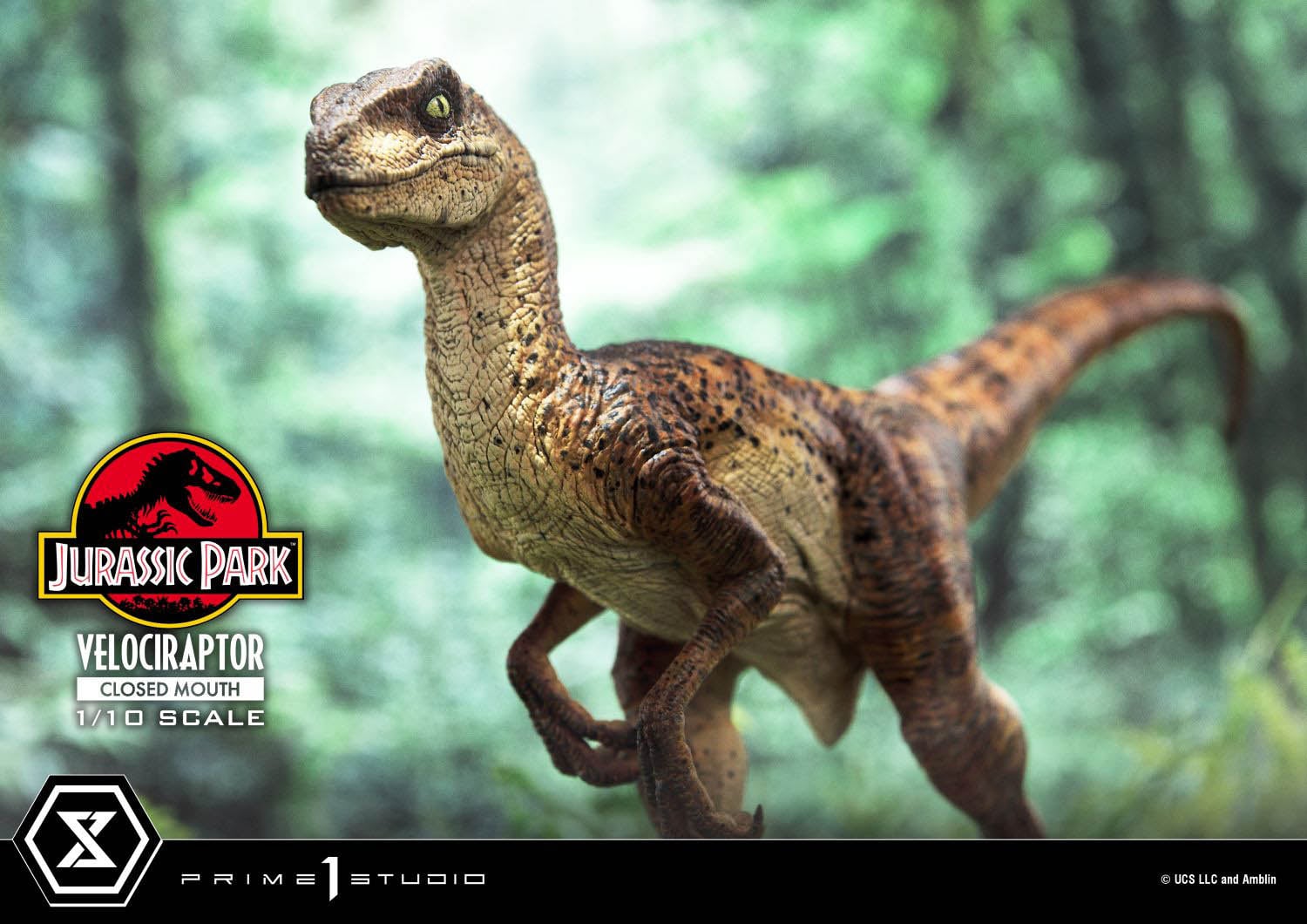 Jurassic Park (Film) Velociraptor Closed Mouth