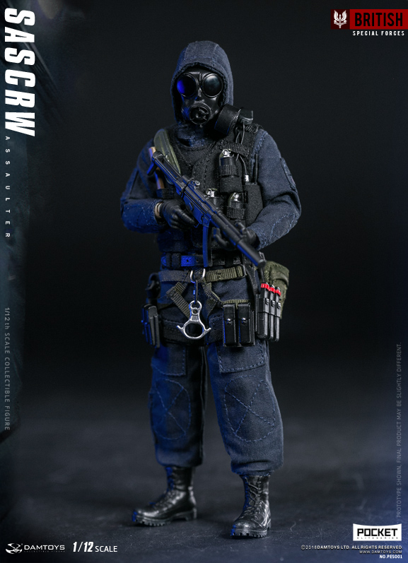 British Special Air Service Counter Terrorism Unit (SAS) Crw - Assault/Breacher