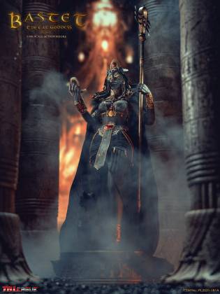 Bastet, The Cat Goddess-Black