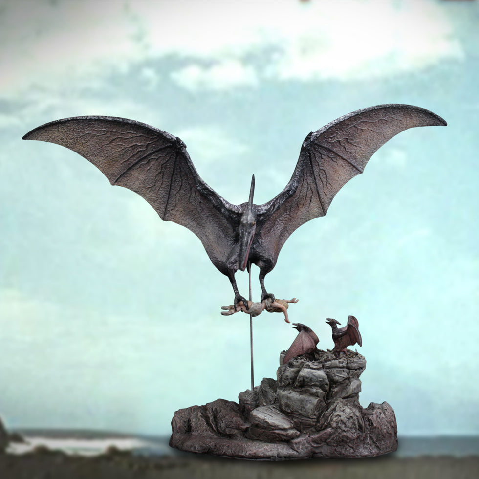 Pteranodon Attack diorama resin