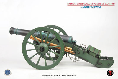 French Gribeauval 12-Pounder Cannon In Napoleonic War