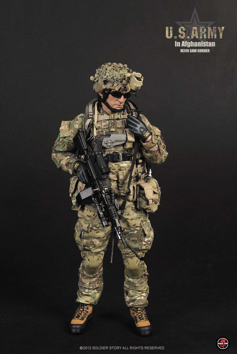 U.S. ARMY IN AFGHANISTAN M249 GUNNER