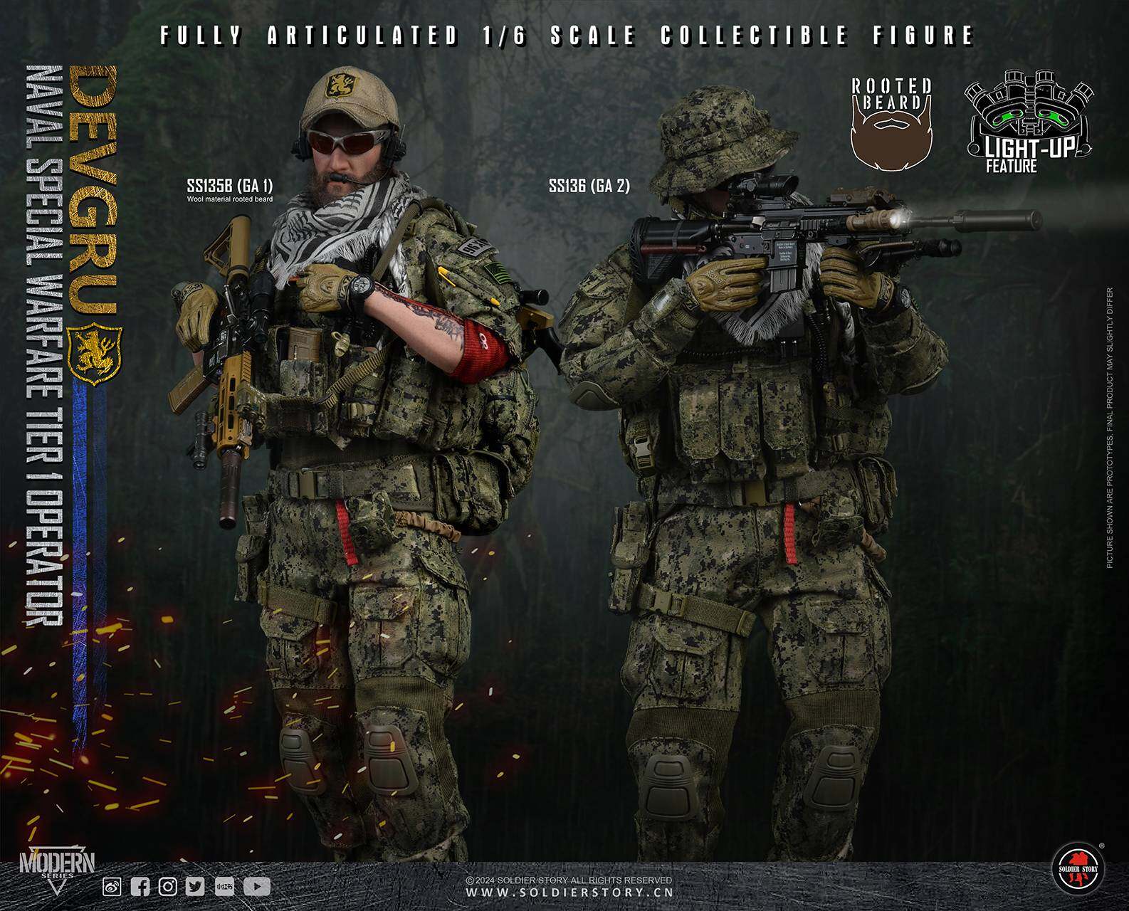 Naval Special Warfare Tier 1 Recon Sniper (GA 2) Collectible Action Figure