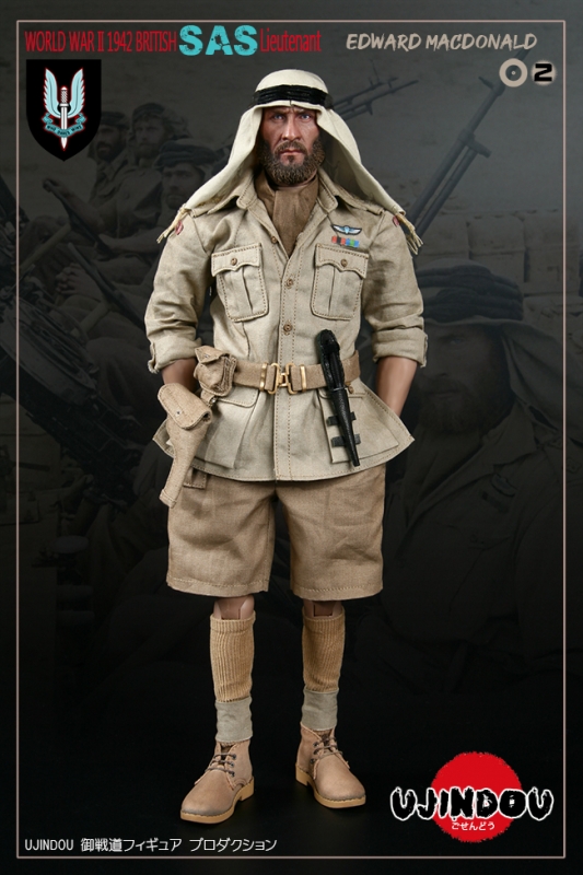WWII British SAS Lieutenant - Edward Macdonald 1942