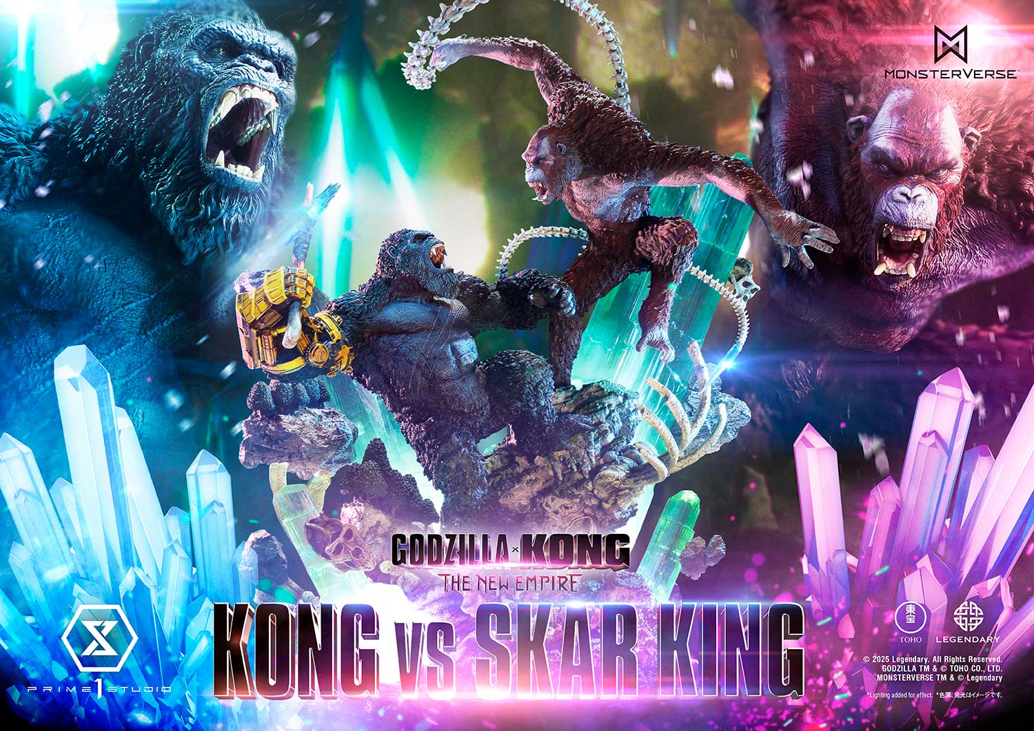 Godzilla x Kong: The New Empire (Film) Kong vs Skar King