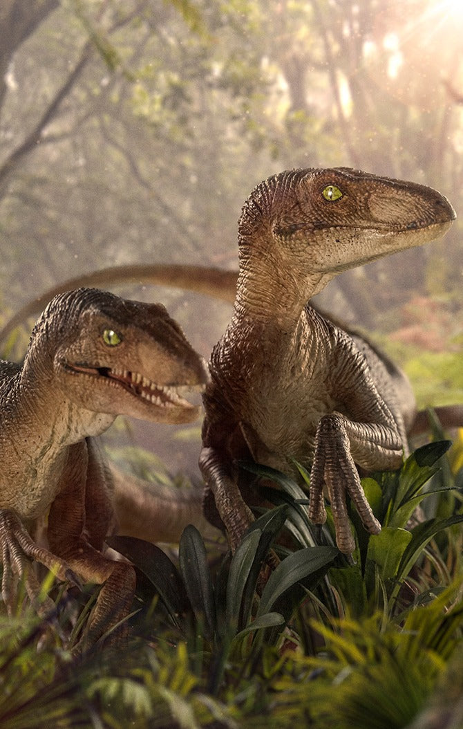 Just The Two Raptors - Jurassic Park