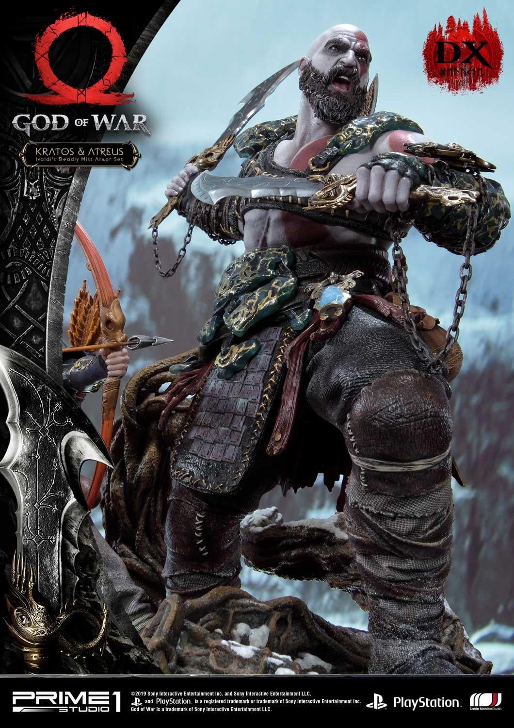 Kratos & Atreus Ivaldi's Deadly Mist Armor Set Deluxe Version