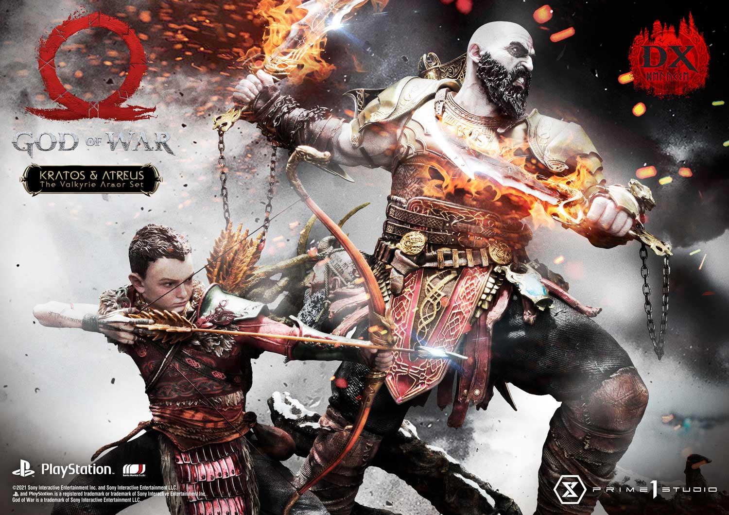 Kratos & Atreus The Valkyrie Armor Set Deluxe Version