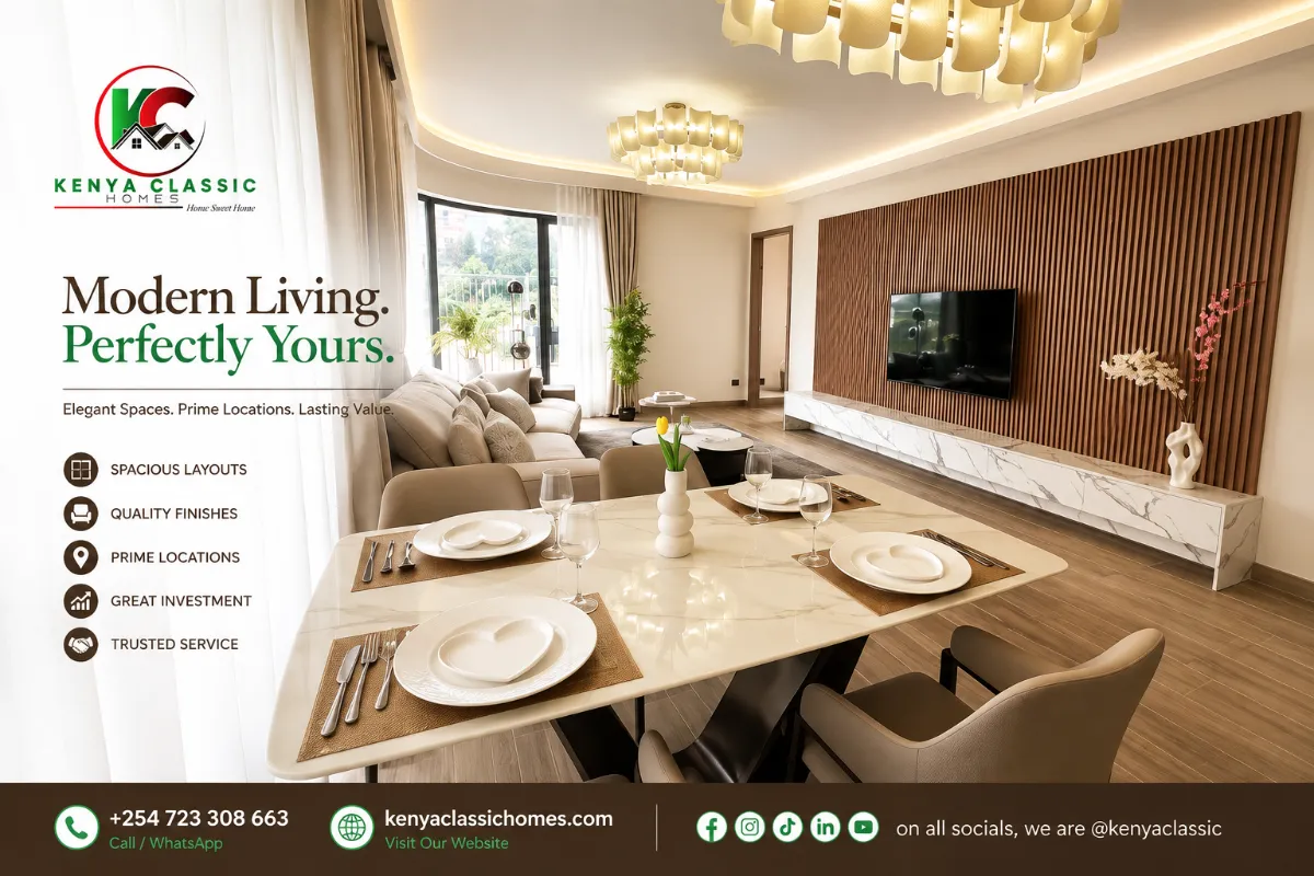 2-Bedroom All-Ensuite Apartments for Sale from KSh 13.2M