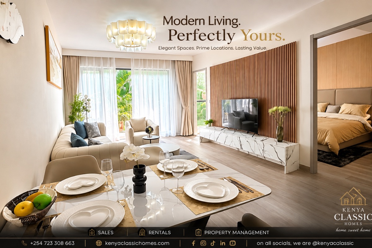 1-Bedroom Apartments for Sale in Kingara Road from KSh 6.6M